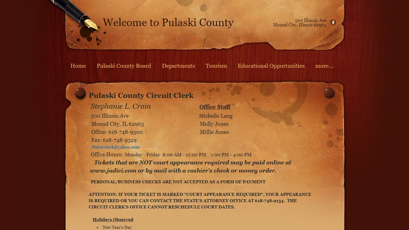 Circuit Clerk - Welcome to Pulaski County